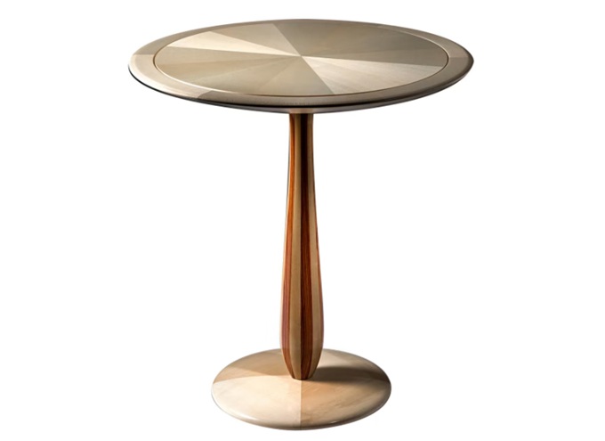 北歐西餐廳時(shí)尚簡(jiǎn)約實(shí)木小圓桌