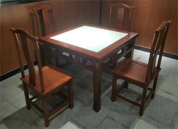 中餐廳中式餐桌椅_湘菜川菜館實木復(fù)古桌椅定制--廠家直銷