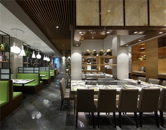 深圳大漁鐵板燒餐廳空間設(shè)計