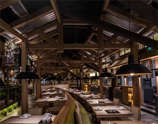 拾味館骨湯餐廳空間設(shè)計