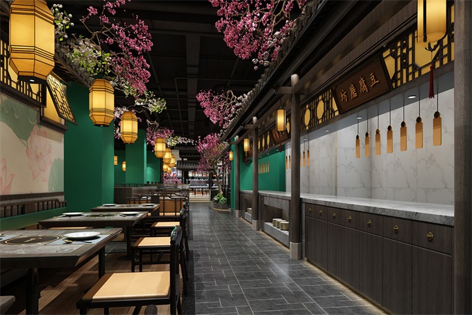 火鍋餐廳裝修設(shè)計